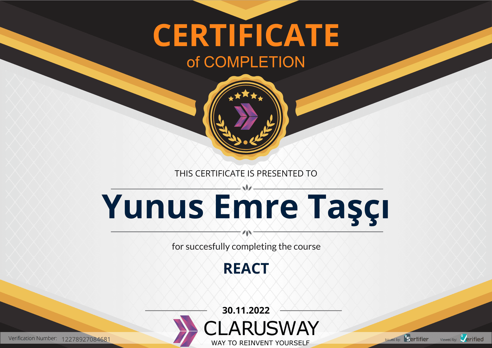 React