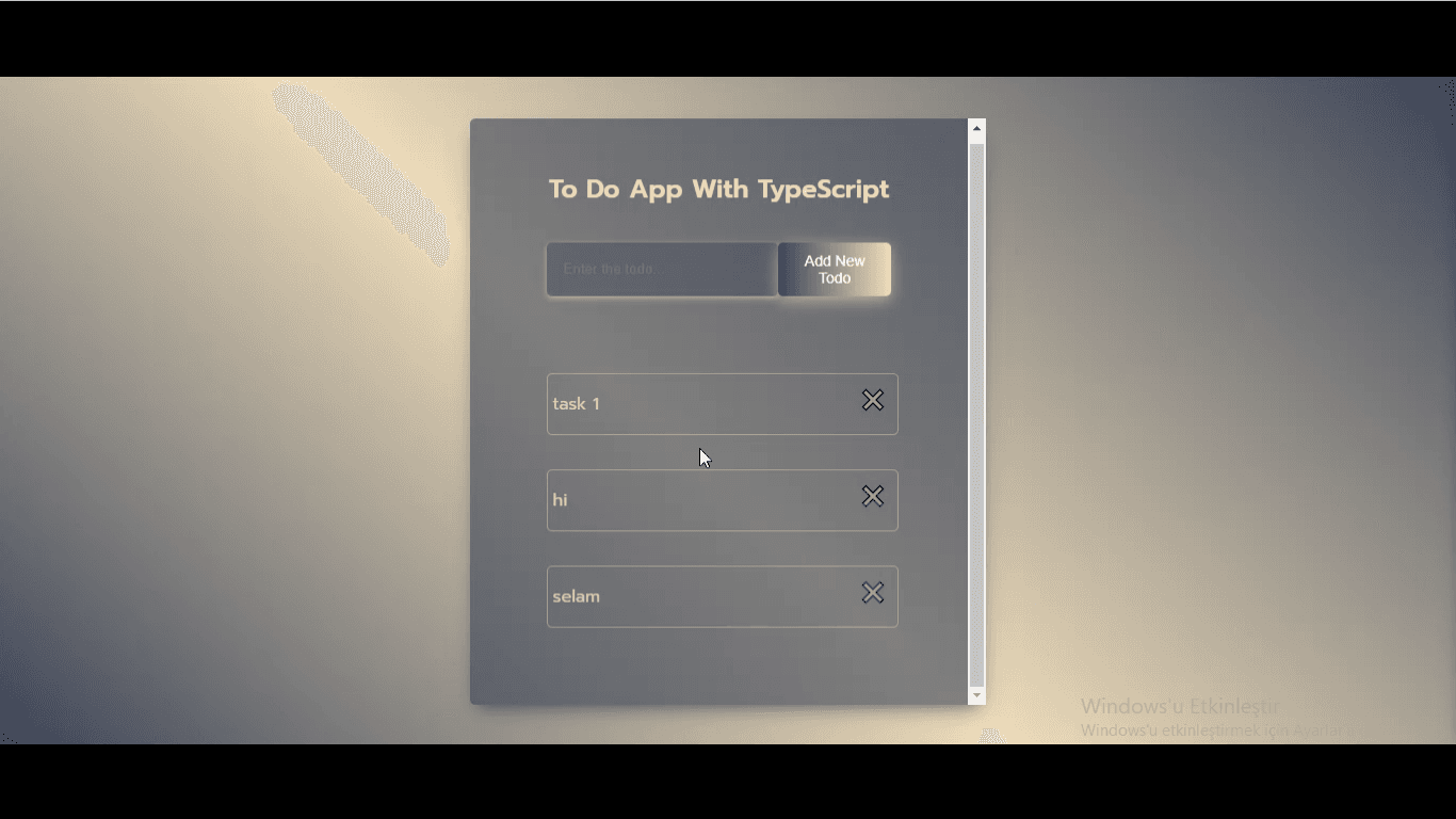 To Do App